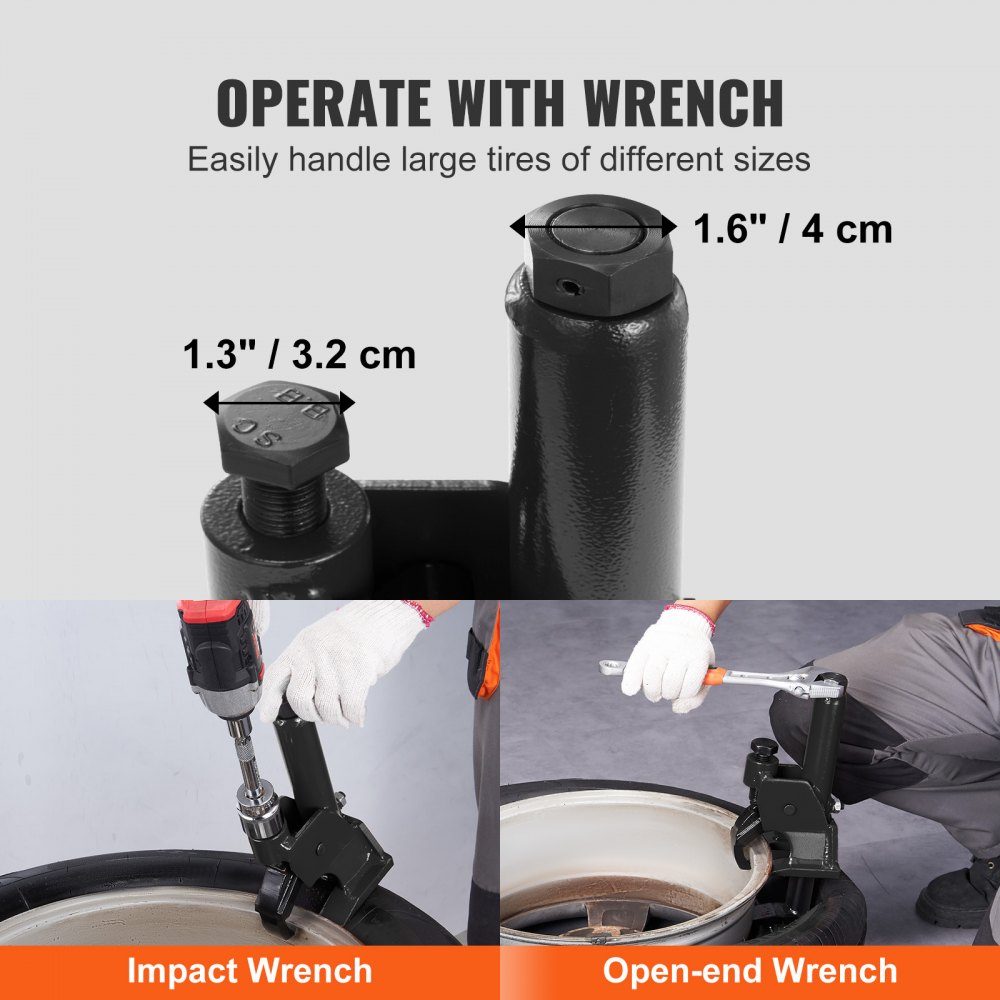 Tire changer tire changer 96.5-106.7 cm adjustable, tire changer 250x150x120 mm tire iron tire lever tire changer tire changing tool manual tire lever