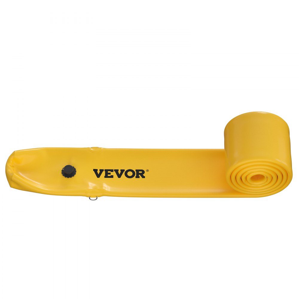 Barrière contre les inondations Protection contre les inondations de 290 L, sacs de sable de silo de 300 kg, protection contre les inondations et étanchéité de 7,32 m x 25,4 cm x 15,3 cm, barrière d'eau en PVC, prévention des crises et réutilisable