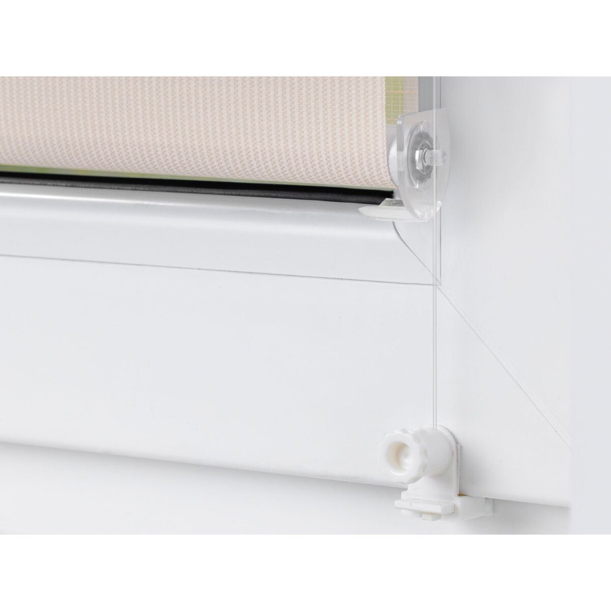 Duo-Rollo Klemmfix, ohne Bohren, gespannt, blickdicht, ab 45 x 150 cm