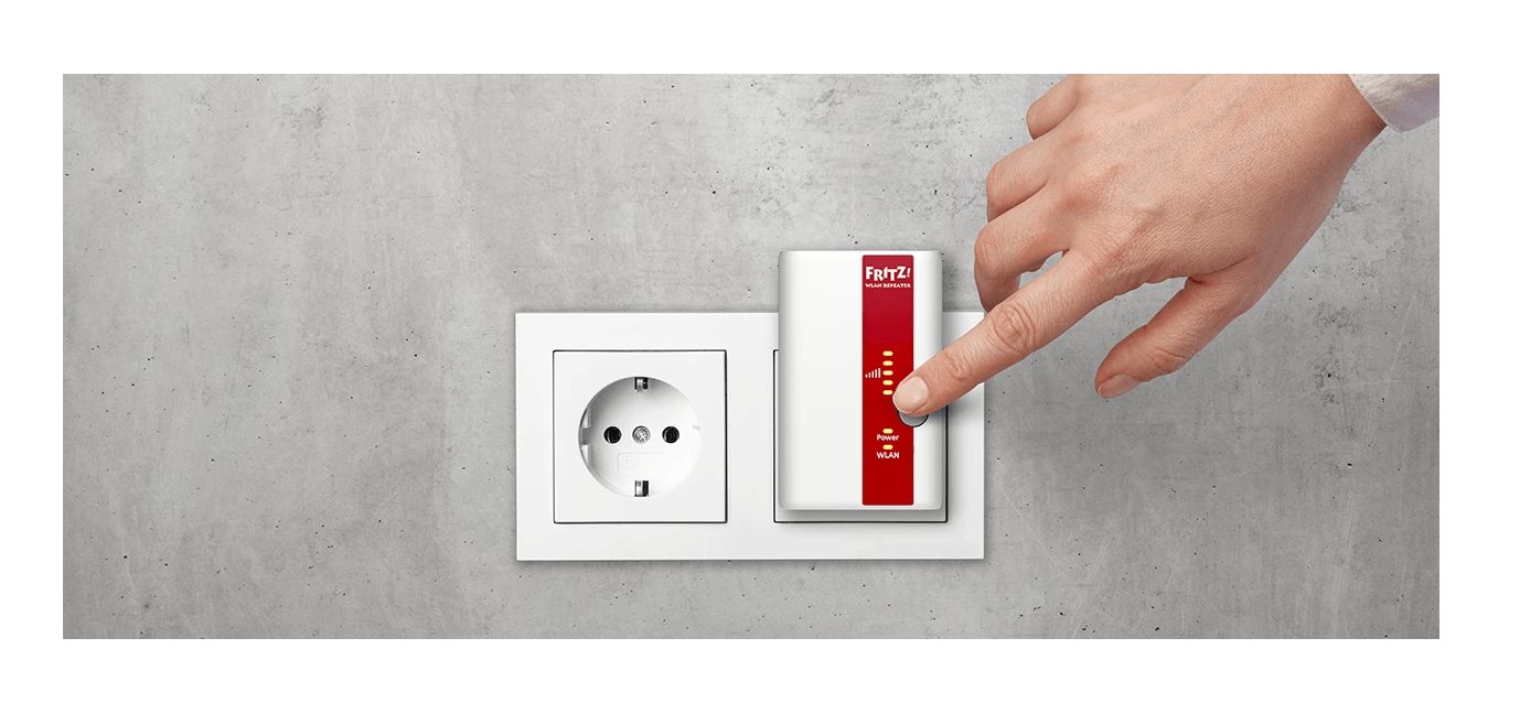 #AANBIEDING# 2x AVM FRITZ!WLAN Repeater 310 Fritzbox WLAN signaalversterker WPS WPA2 300 Mbit/s