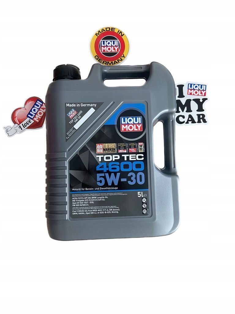 Motorolie LIQUI MOLY 5W30 TOP TEC 4600 5L 2316