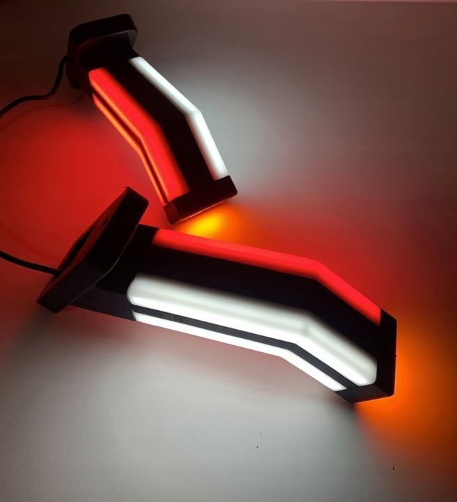 2X LED MARKIERUNGSLEUCHTEN NEON 12-24V Standlicht Rücklicht Traktor Landmaschinen Radlader Bagger etc. Lampenumbau