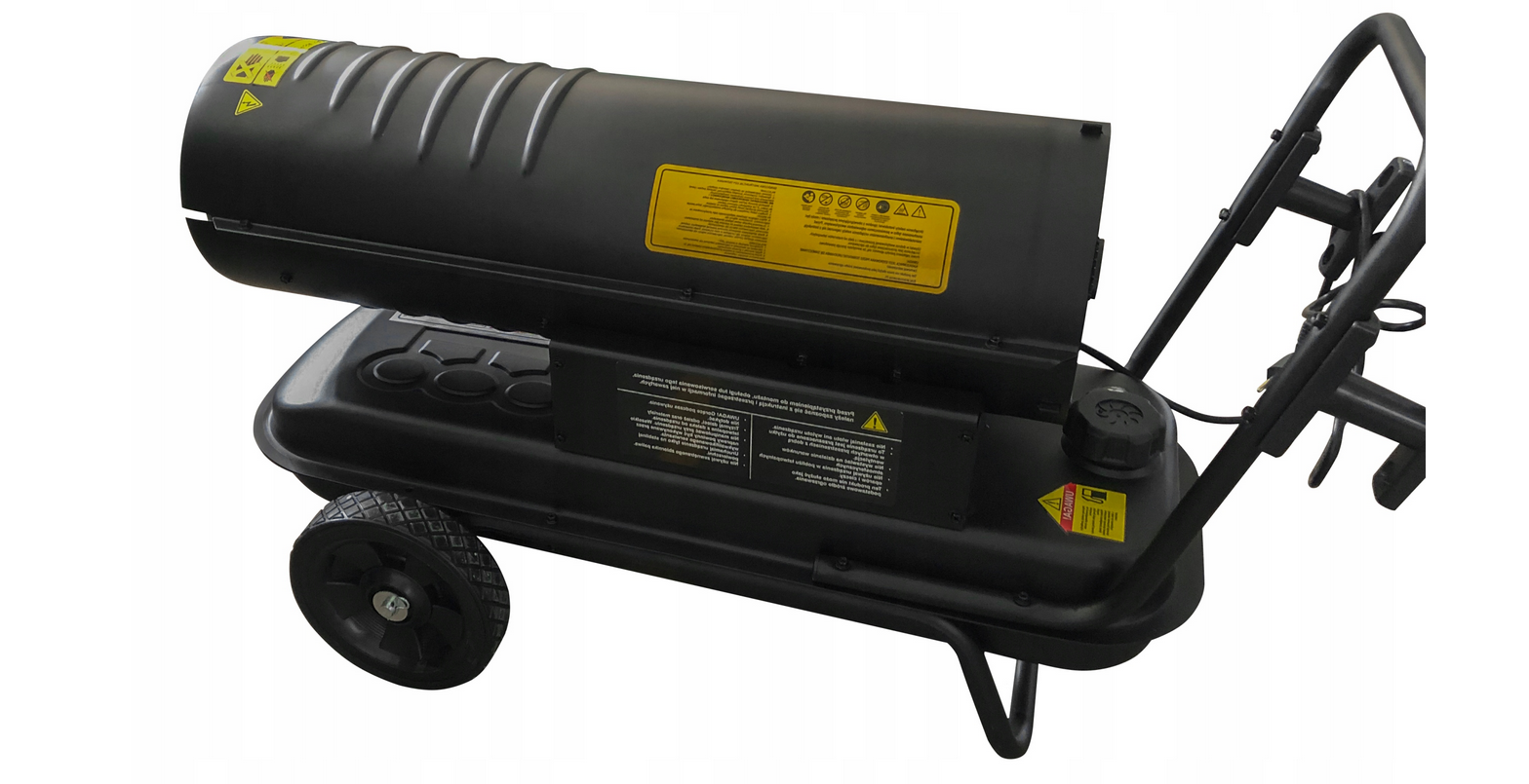 Diesel fan heater - 20 kW with thermostat for workshop halls and construction sites