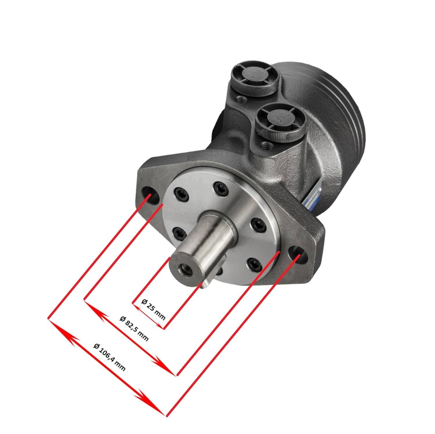 Hydraulikmotor langsam BM2-315cc – kompatibel mit BMR/OMR/SMR