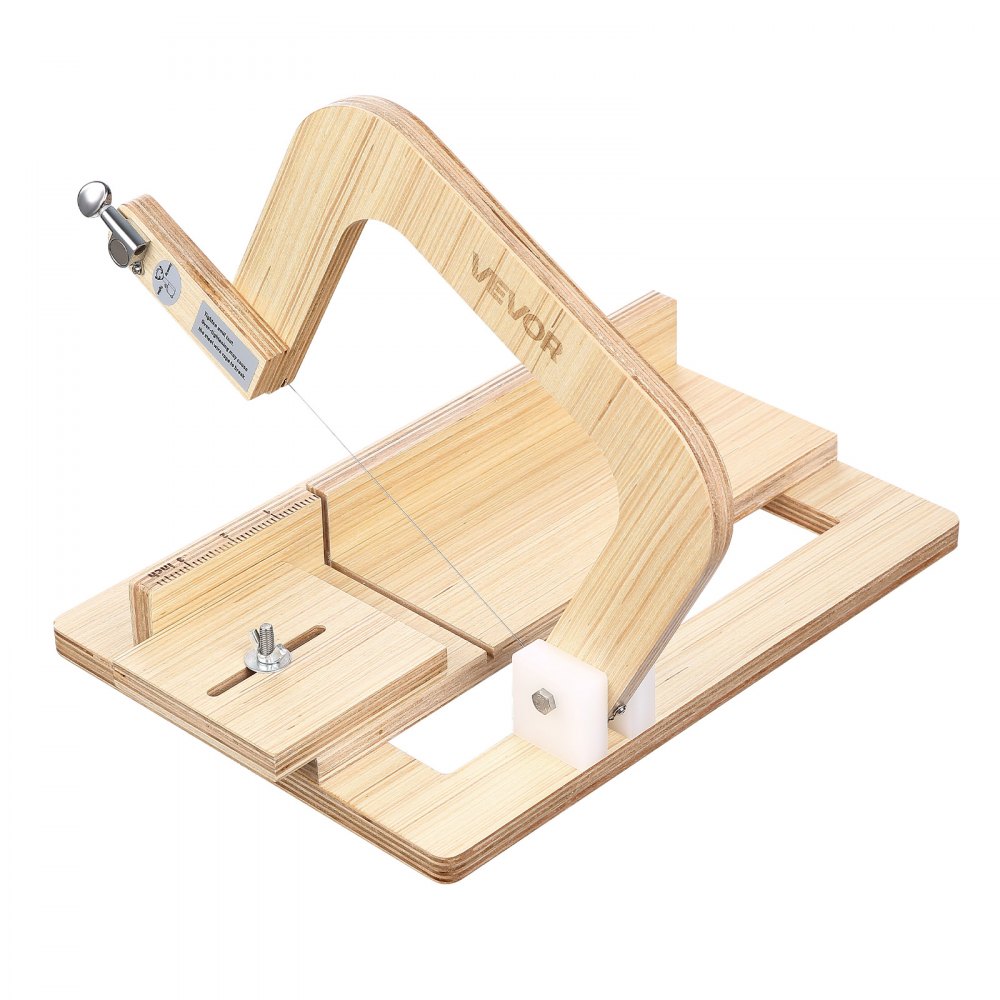 Soap Cutter 0-2 Inch Adjustable Thickness, Wooden Soap Cutter with Adjustable Wire Tension Stainless Steel, with Extra Wires, Multi-Handmade DIY Cutting Tool Soap Cutter 0-2 Inch Adjustable Thickness, Wooden Soap Cutter with Adjustable Wire Tension Stainless Steel, with Extra Wires, Multi-Handmade DIY Cutting Tool