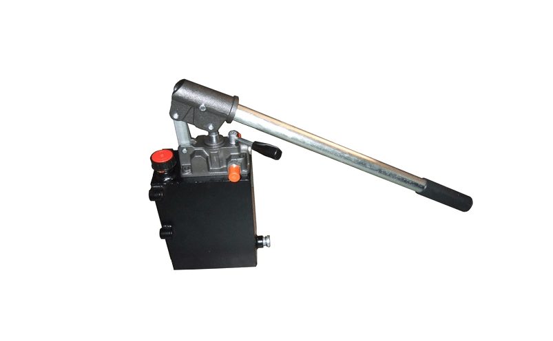 Hydraulische doppeltwirkende Handpumpe mit 5l Tank Komplettset