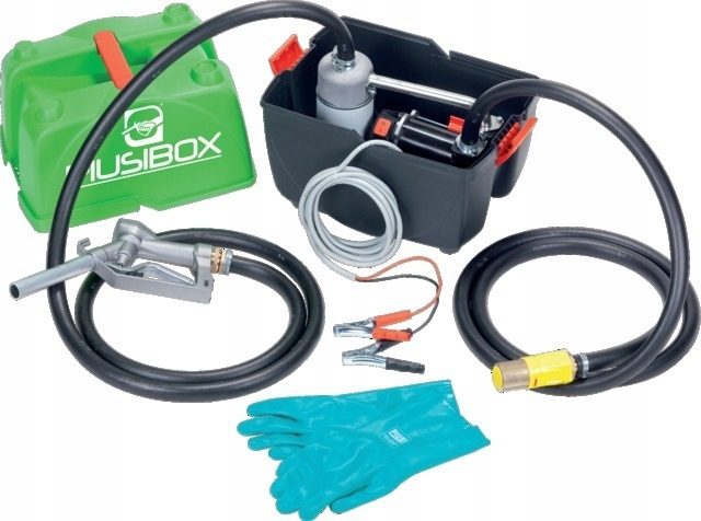 Ensemble de carburant diesel dans une valise 12V 45l/min, pompe Portable 12V, station-service mobile