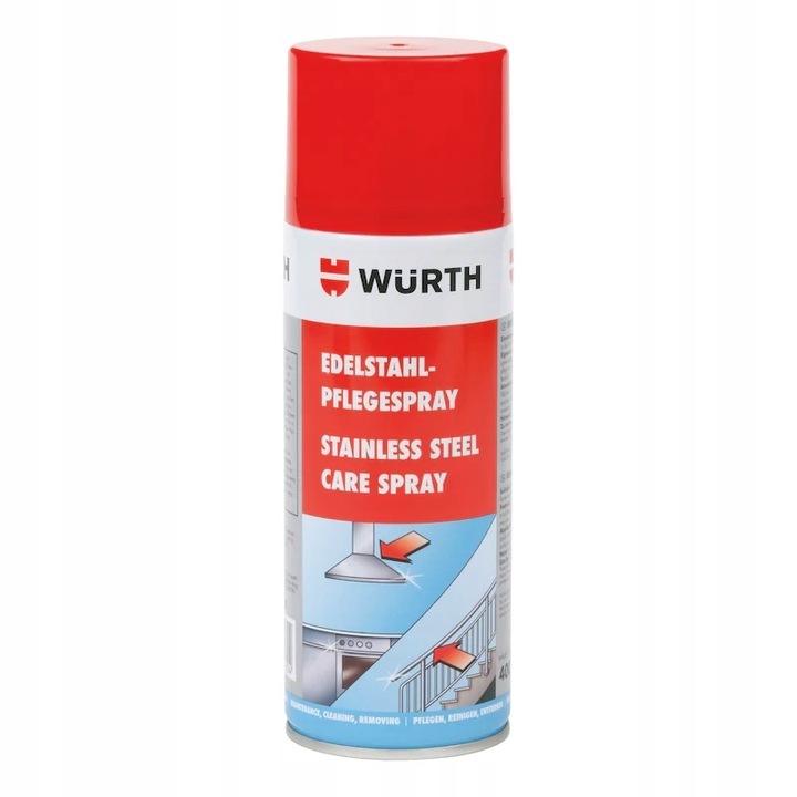 WÜRTH WURTH SPRAY D'ENTRETIEN ACIER INOXYDABLE INOX 0893121