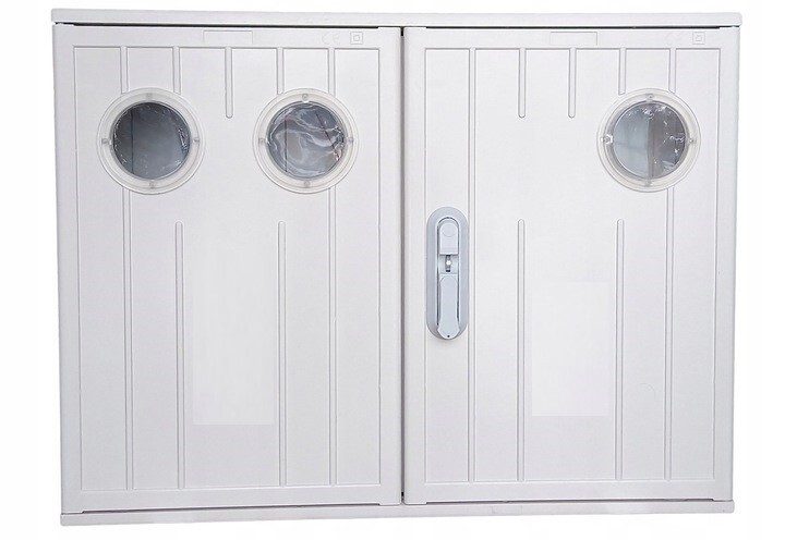 Zählerschrank, Sicherungskasten, Verteilerkasten, Baustrom, AUFPUTZMONTAGE