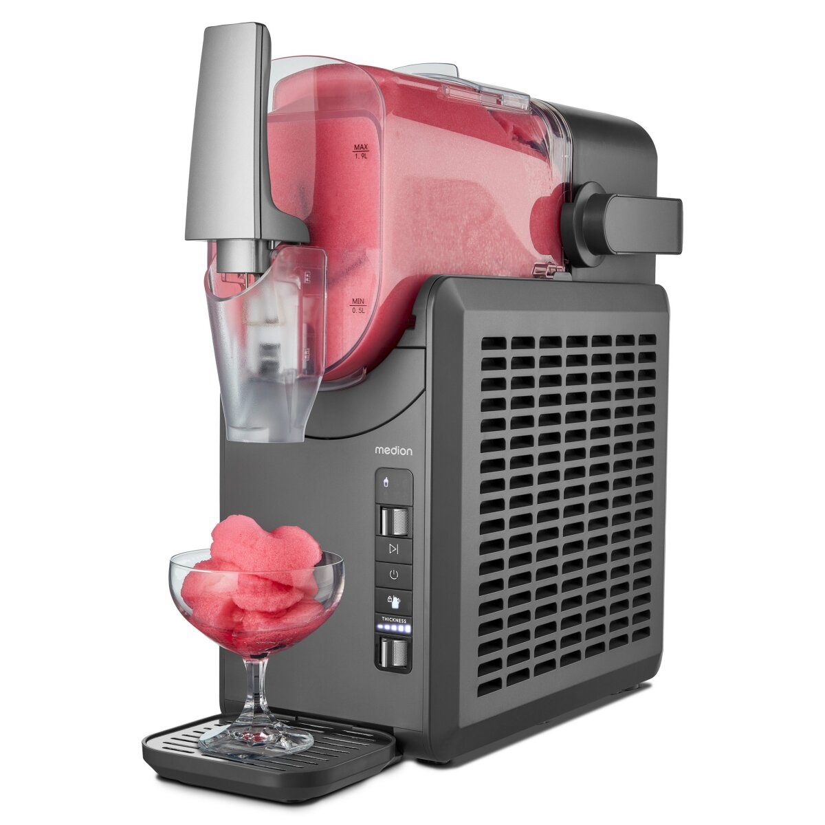 Medion® Slush ijsmachine MD12090, grijs gebruikt