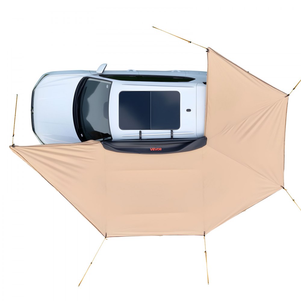 Auvent de voiture 5,7 m x 3,87 x 2,1 m, auvent 270° avec lumières LED intégrées, voile d'ombrage UV50+, auvent de voiture autoportant toutes saisons, pare-soleil pour SUV camion, idéal pour le camping Auvent de voiture 5,7 m x 3,87 x 2,1 m, auvent 270° avec lumières LED intégrées, voile d'ombrage UV50+, auvent de voiture autoportant toutes saisons, pare-soleil pour SUV camion, idéal pour le camping
