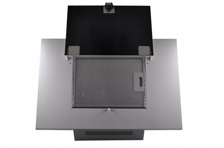 Dunstabzugshaube weiß LED 60cm Glas SILENT Leise