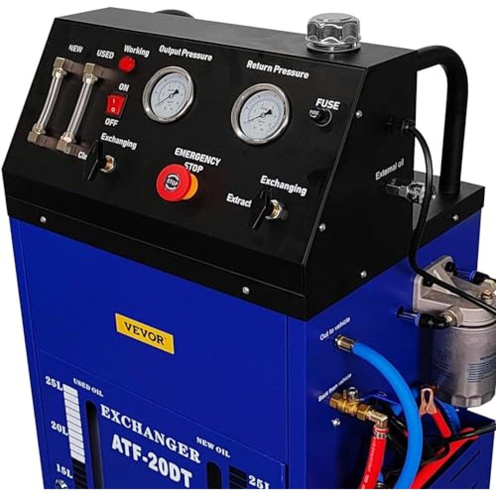 Elektrische olieverversingsmachine automatische transmissieolie DC12V, spoelapparaat olieverversing 0-60PSI, automatische transmissieolie ATF-apparaat, transmissieolie spoelverversingsmachine
