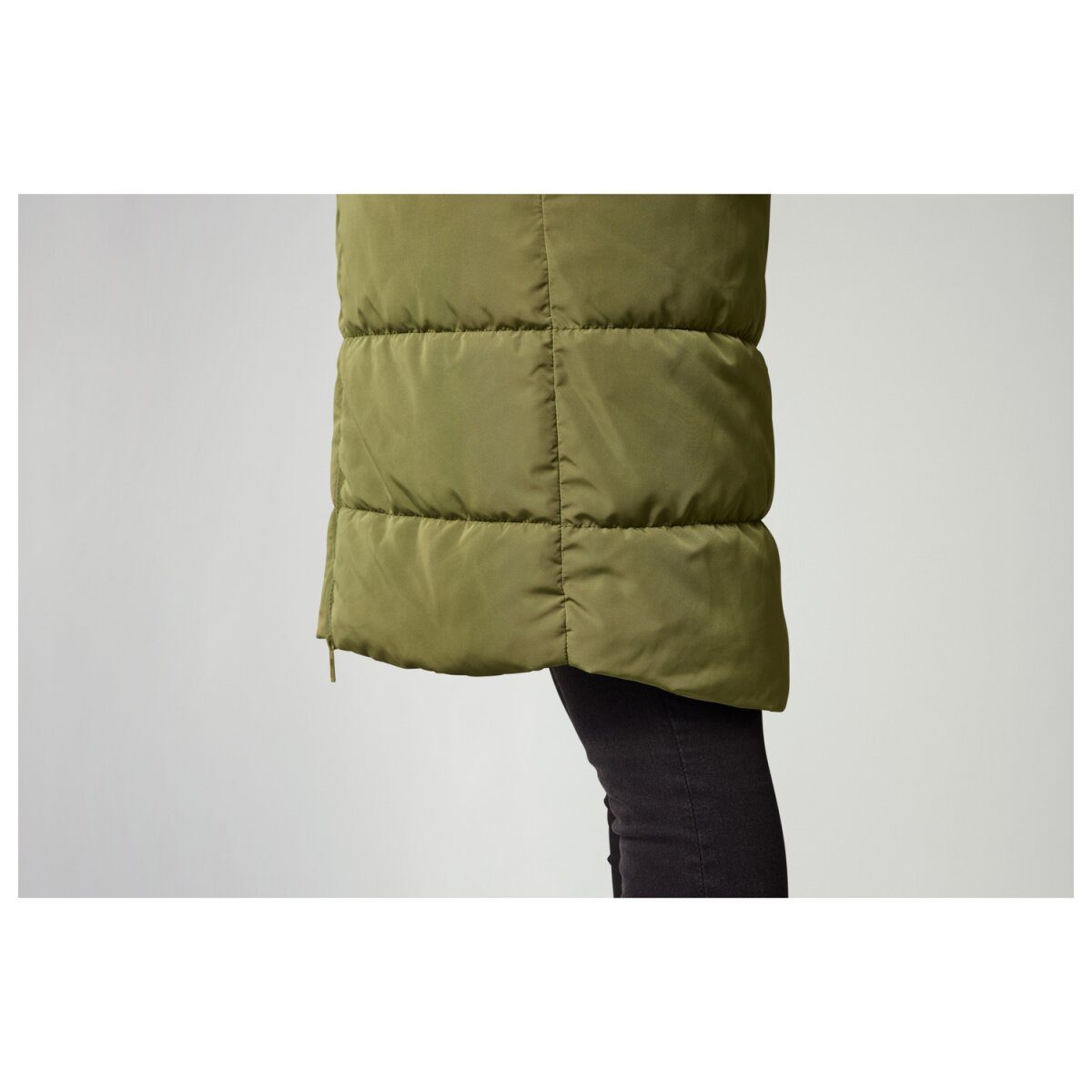 esmara® Damen-Langweste, wasserabweisendes Außenmaterial (Oliv, S(36/38))