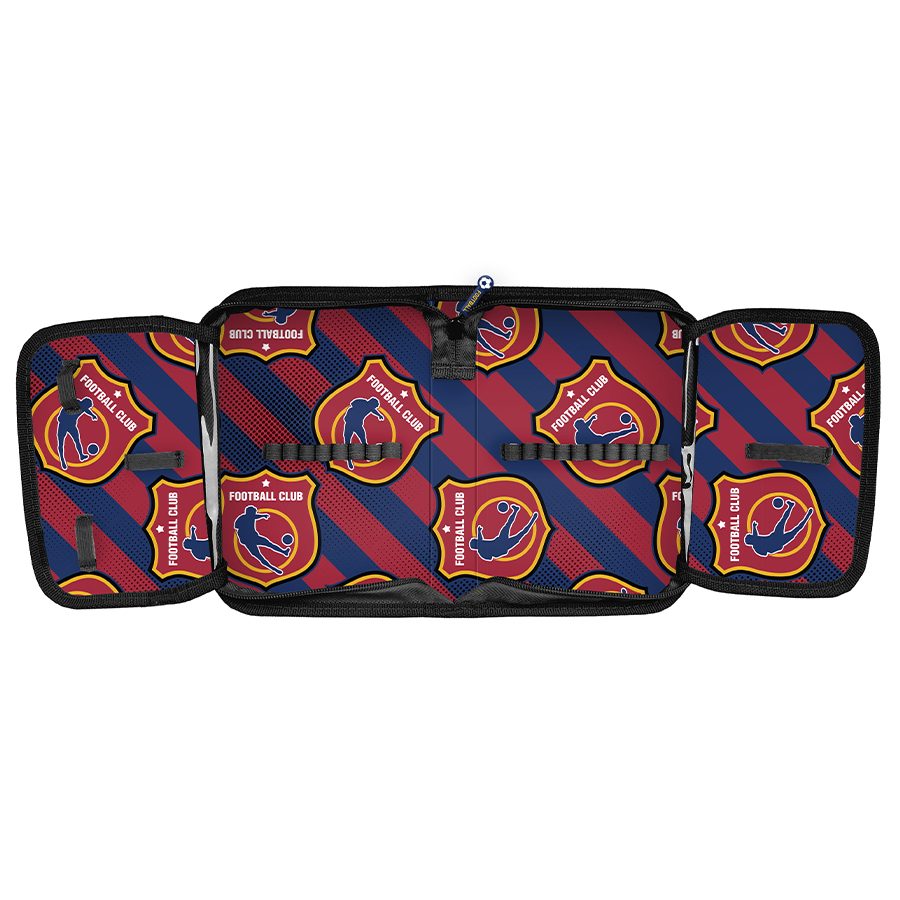 Pencil case without accessories Football Club Stripes
