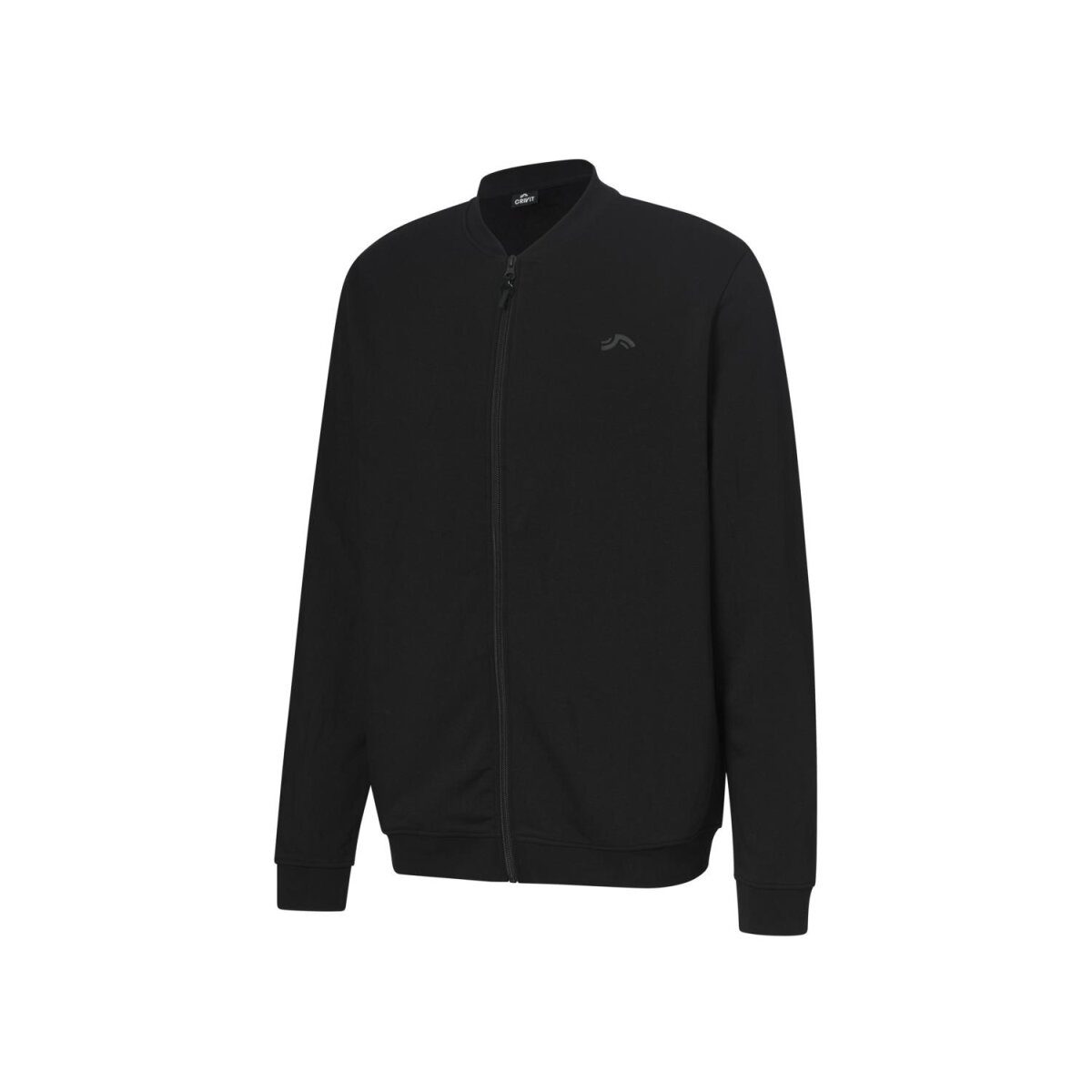 CRIVIT Herren Sweatjacke mit HeiQ Mint Technologie (schwarz, S(44/46))