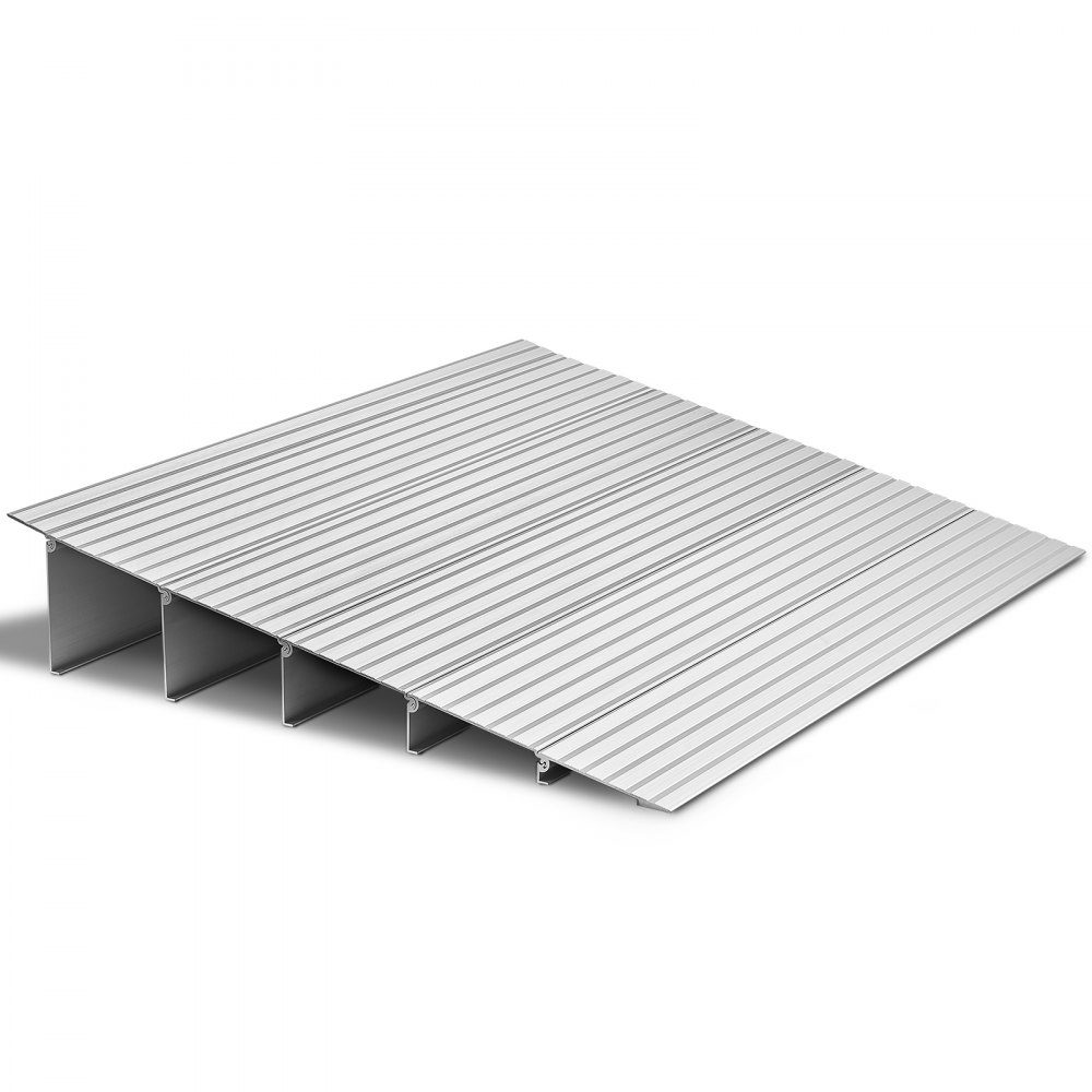 Rampa progowa drzwi 677 x 865 x 138 mm Rampa dla wózków inwalidzkich ze stopu aluminium o nośności 360 kg Rampy krawężnikowe do schodów domowych dla wózków inwalidzkich, hulajnogów, chodzików, rowerów, rowerów trójkołowych