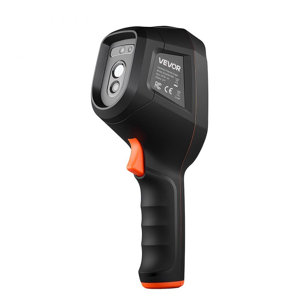 Thermal Imaging Camera, TISR Super Resolution 512 x 384, Thermal Imaging Camera with 2MP visual camera, 256 x 192 IR resolution, 25Hz refresh rate, -20°C to 550°C, 4 image modes and 7 color palettes