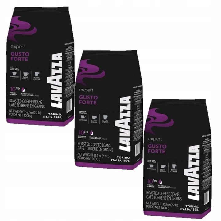 Kaffeebohnen LAVAZZA EXPERT GUSTO FORTE 3kg 3x1kg