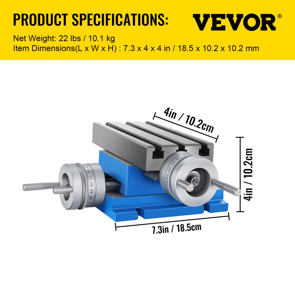 MX-75 Multifunctionele freeswerktafel 185 x 100 mm Freeswerktafel X 80 mm Y 75 mm Kruistafelboor voor boor- en freesmachines (MX-75) MX-75 Multifunctionele freeswerktafel 185 x 100 mm Freeswerktafel X 80 mm Y 75 mm Kruistafelboor voor boor- en freesmachines (MX-75)