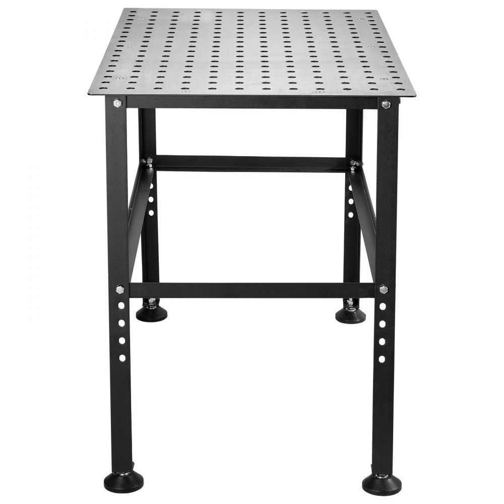 Schweißtisch 914,4 x 609,4 x 784,8 mm, Montagetisch mit einer Tragfähigkeit von 362 kg, Werkbank mit 16 mm Befestigungslöchern und rutschfesten Fußpolstern für Schweißmontage- und Reparaturarbeiten Schweißtisch 914,4 x 609,4 x 784,8 mm, Montagetisch mit einer Tragfähigkeit von 362 kg, Werkbank mit 16 mm Befestigungslöchern und rutschfesten Fußpolstern für Schweißmontage- und Reparaturarbeiten