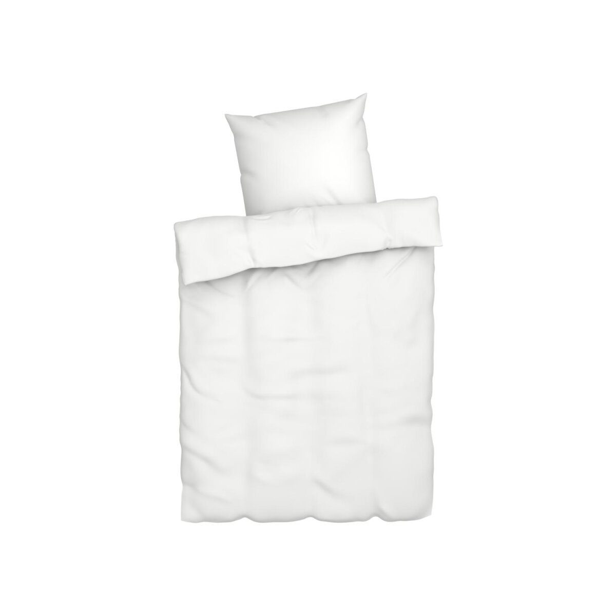 LIVARNO home mousseline beddengoed, 140 x 200 cm, 65 x 65 cm, wit