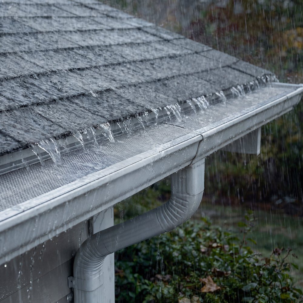 12 Stück Dachrinnenschutz 152,4 mm, Alu-Laubfangleisten mit Edelstahl-Mikromaschen, Dachrinnen-Laubschutz zuschneidbar mit einer Gesamtlänge von 14,63 m, Regenrinnengitter inklusive Schrauben für Häuser, Carports