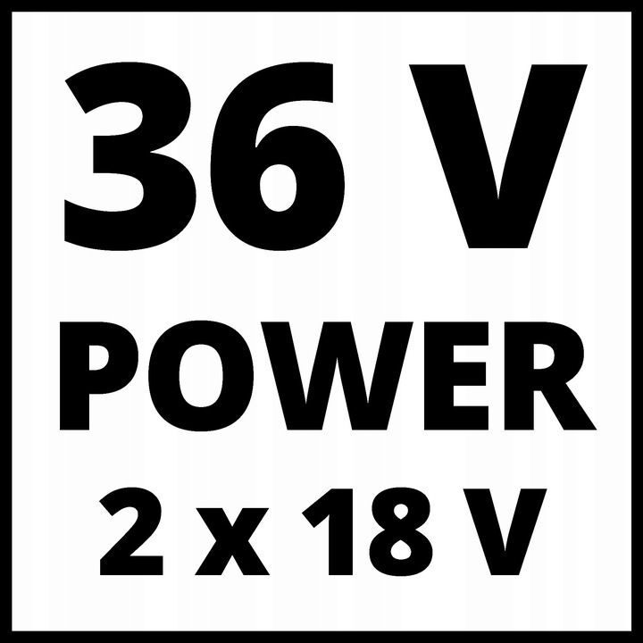 Einhell GE-CH 36/65 Li-Solo Akku-Heckenschere + Einhell Original Starterkit Akku und Ladegerät Power X-Change, 18 V 2x3,0 Ah Akku