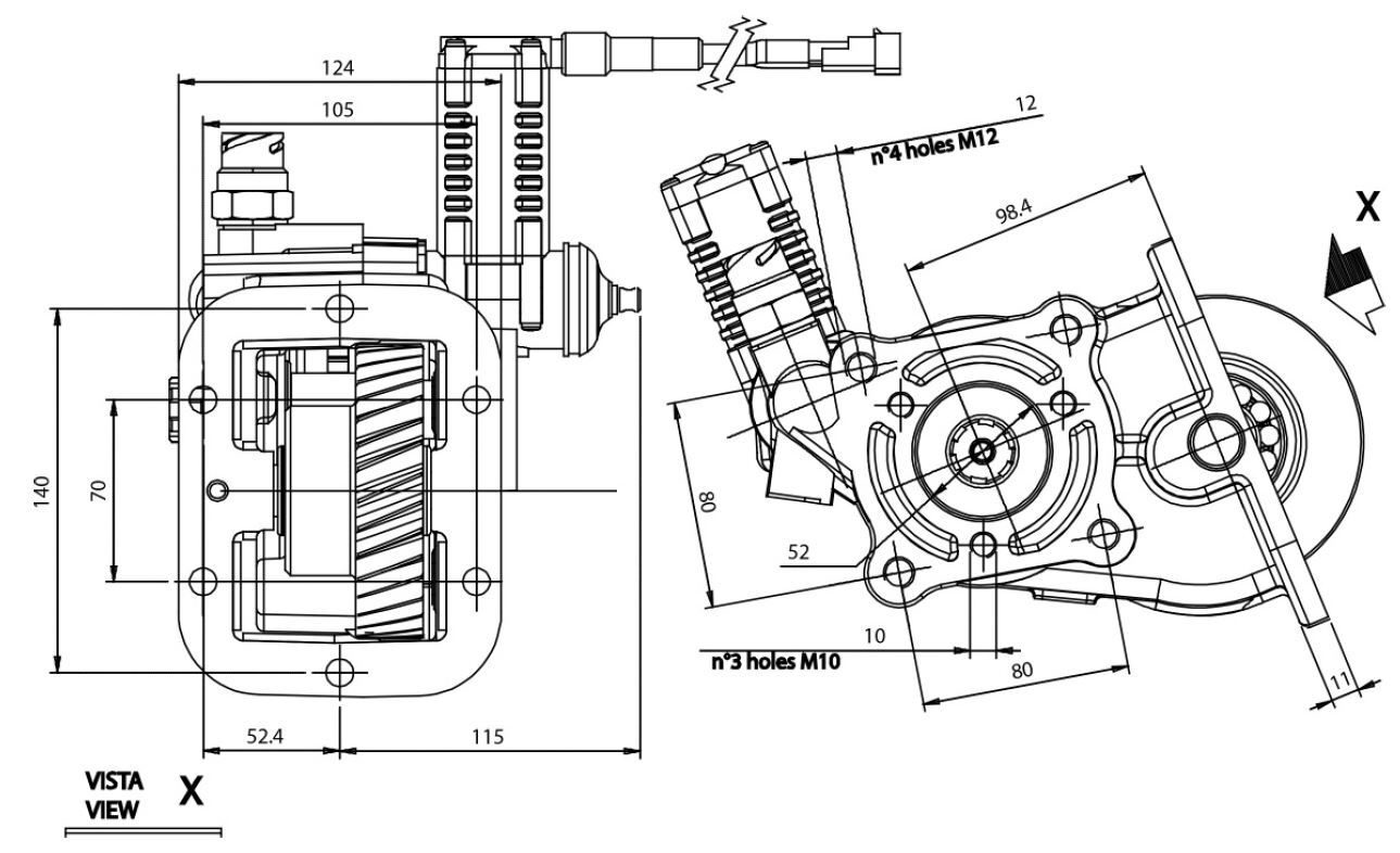 Iveco PTO p23z2m34201 ZF