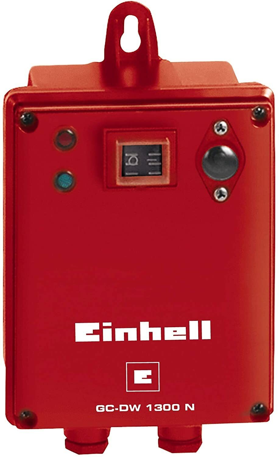 Einhell deep well pump GC-DW 1300 N (1300 W, 5,000 l/h max. delivery rate, 20m max. immersion depth, stainless steel housing, stainless steel sieve, incl. 22m drain rope)