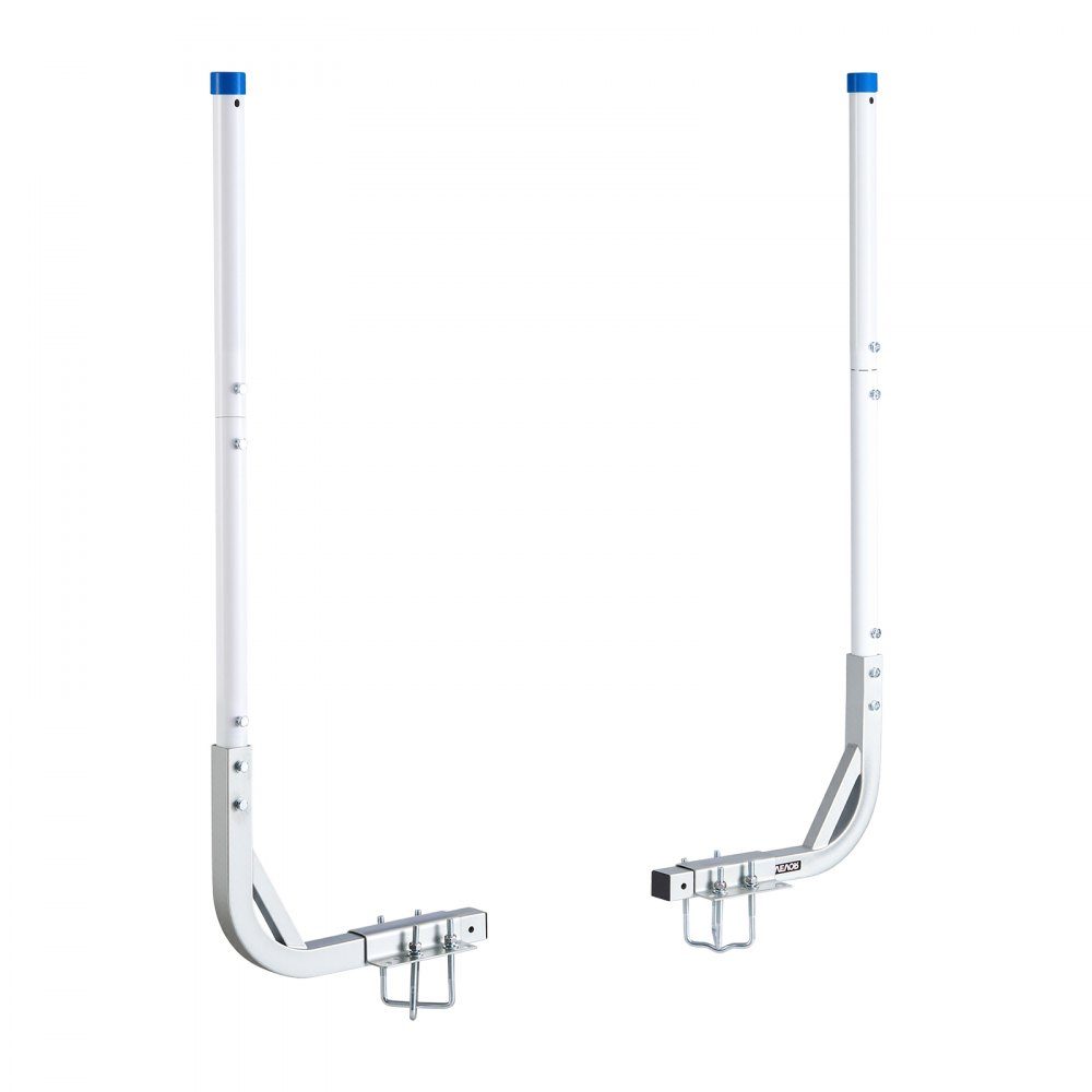 Bootsanhängerführung 775 mm / 1205 mm, 0–10 cm verstellbare Breite, Anhängerführung aus hochfestem Stahl mit PVC-Rohren, geeignet für Skiboote, kompakte Fischerboote, kleine Segelboote