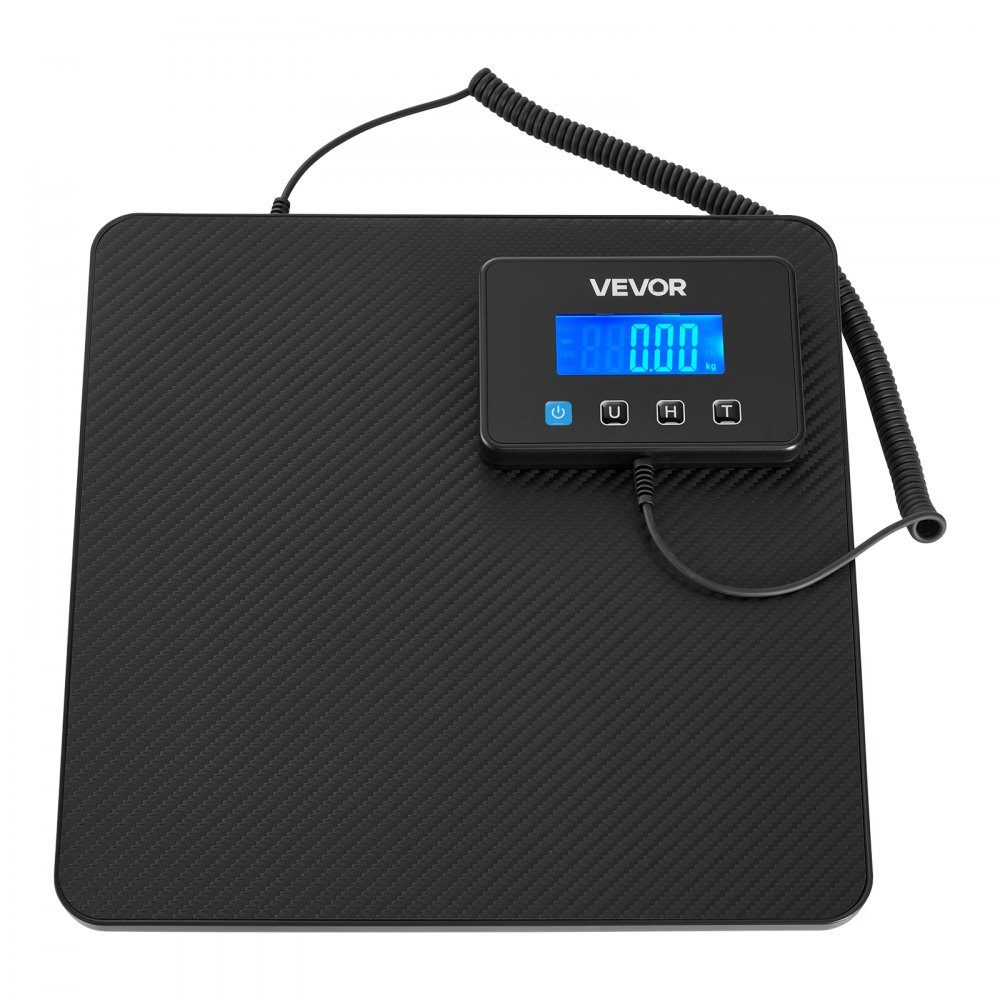 Digital Parcel Scale 10/100g Double Precision 200kg Platform Scale with Hold/Tare Function and LCD Display for Parcels, Postage, Luggage, Battery and Charging Cable Included