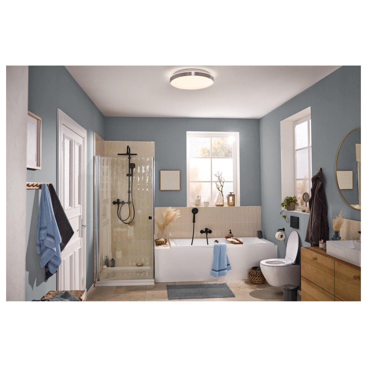 Robinet de salle de bain LIVARNO®, robinet de baignoire, noir