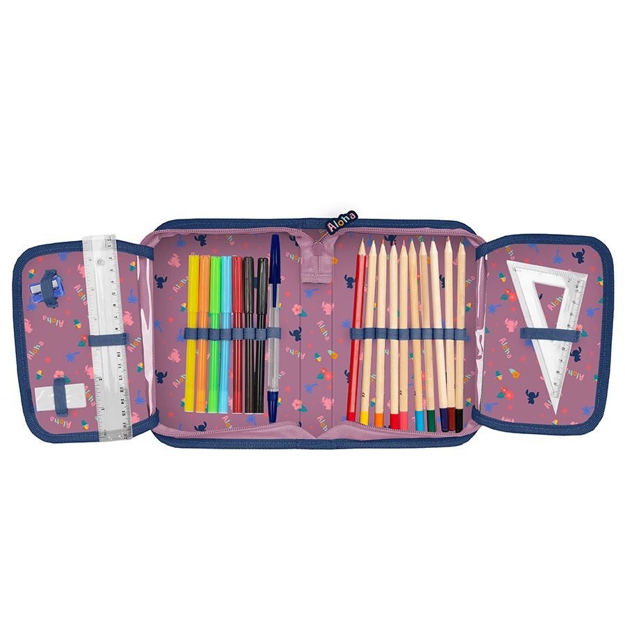 Etui met Stitch & Angel Aloha accessoires