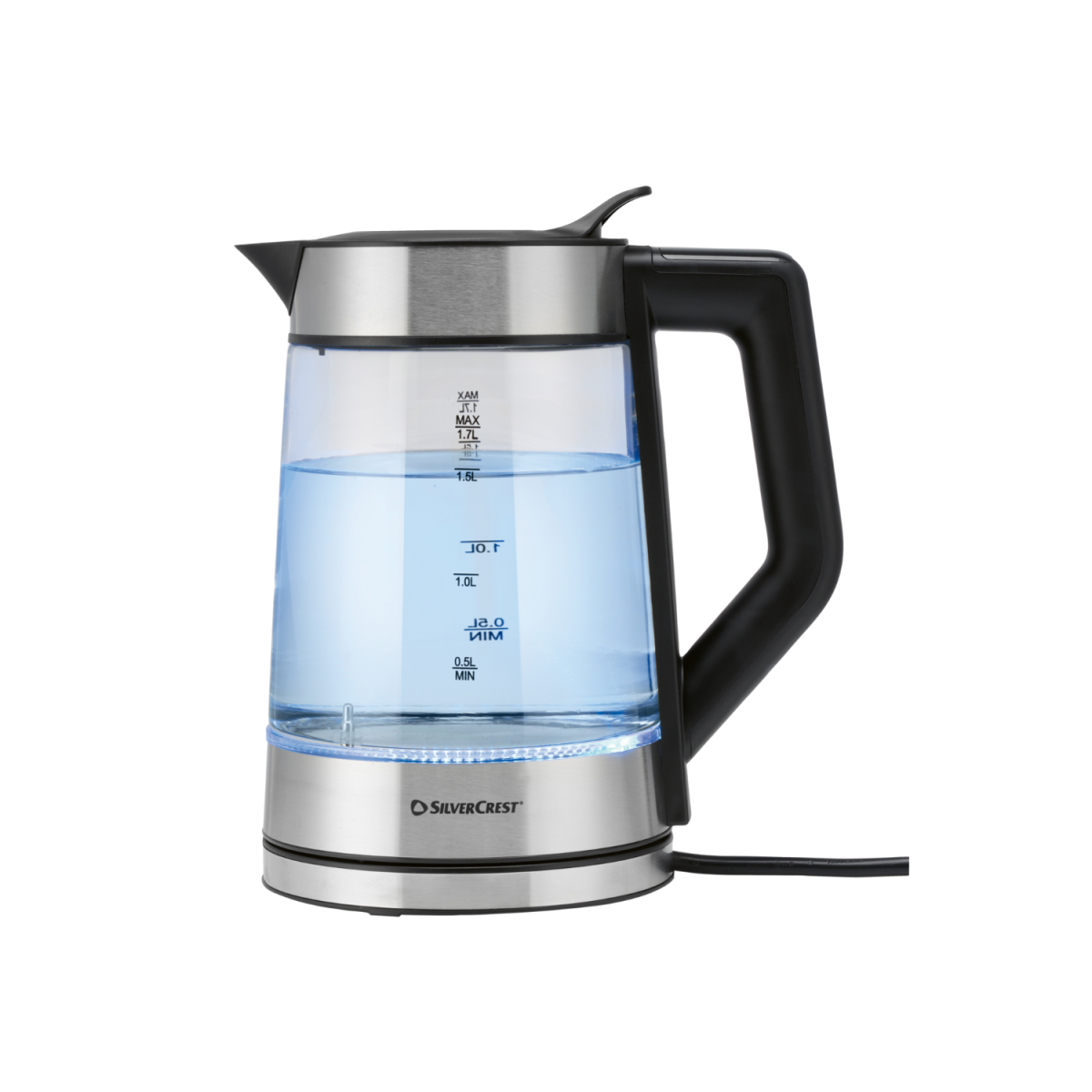 SILVERCREST® Wasserkocher SWGD 3000 B3, aus gutem Glas