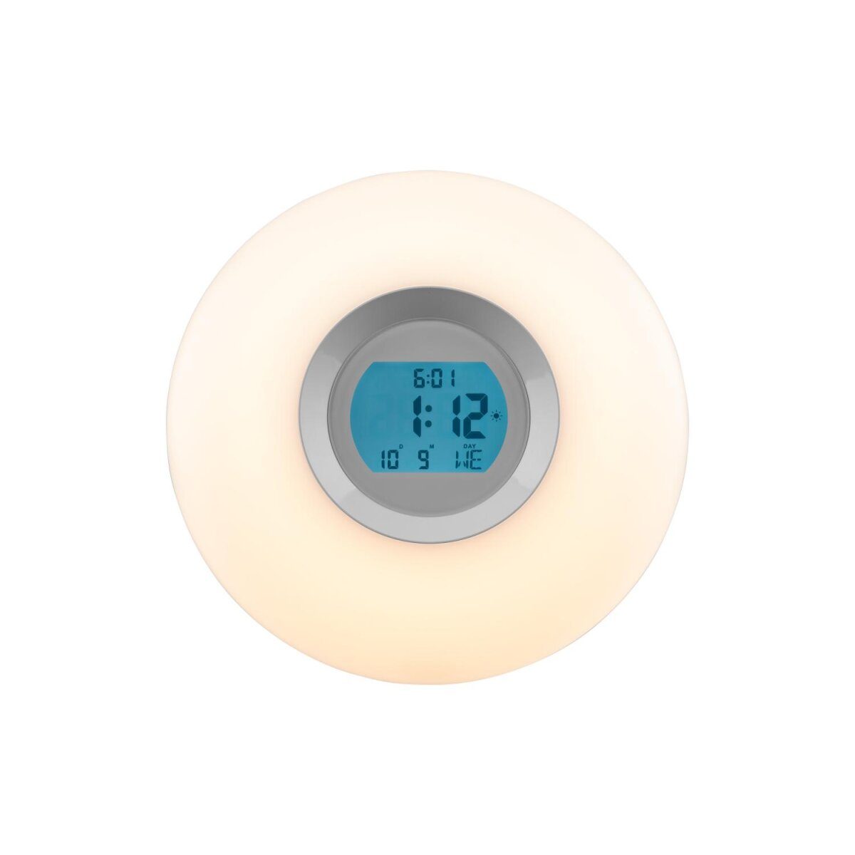 AURIOL® alarm clock with light, white