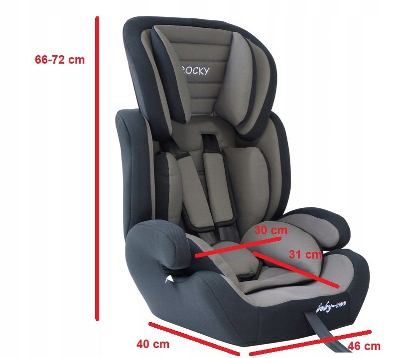 Siège enfant siège bébé 9-36 CAR SEAT sécurité jusqu'à 12 ans rouge
