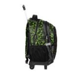 Alert backpack with wheels