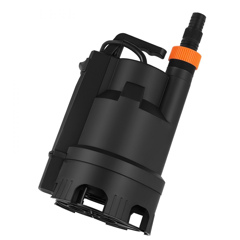 690W Tauchpumpe, 17500L/h, PP-GF20 Schmutzwasserpumpe für Abwasser, Schmutzwasser & Reinwasser mit automatischem Schwimmerschalter, 9m Förderhöhe, für Pools, Teiche, überschwemmte Gebiete