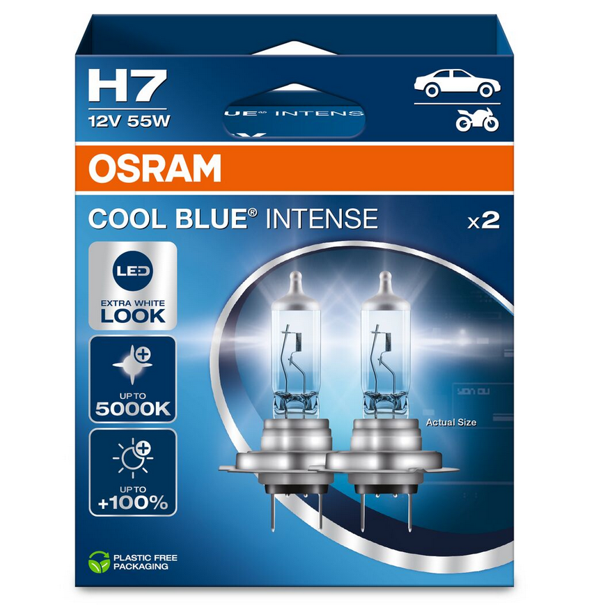OSRAM H7 12V 55 PX26D KÜHLE BLAUE GLÜHBIRNEN 5000K 2ST – Art.-Nr. HT-47331