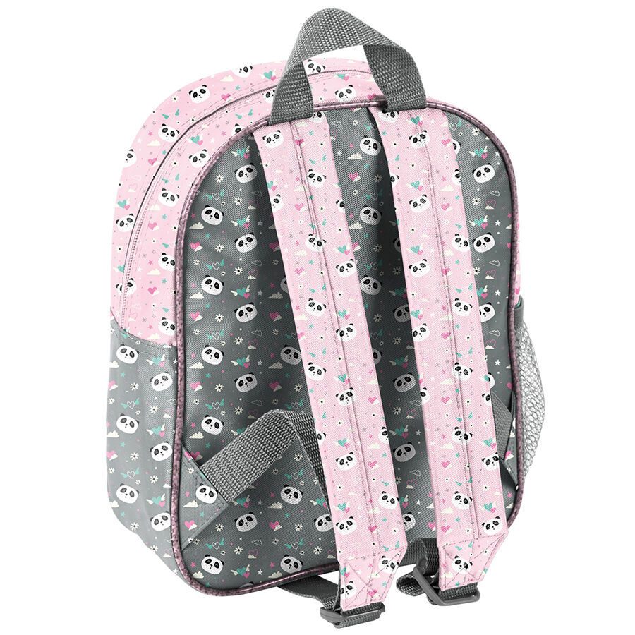 Little 3D panda with love kindergarten backpack