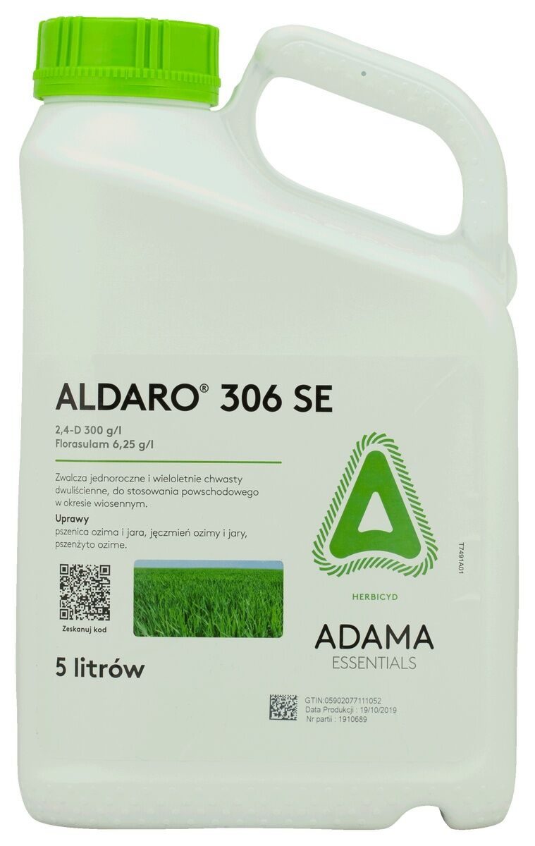 Aldaro 306 SE 5l (2,4-D, Florasulam) Syngenta – herbicide