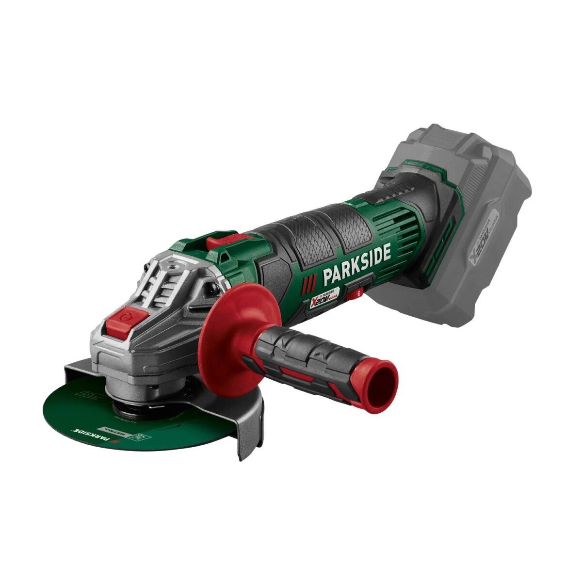 Meuleuse d'angle sans fil PARKSIDE® 20 V PWSA 20-Li G4, sans batterie ni chargeur