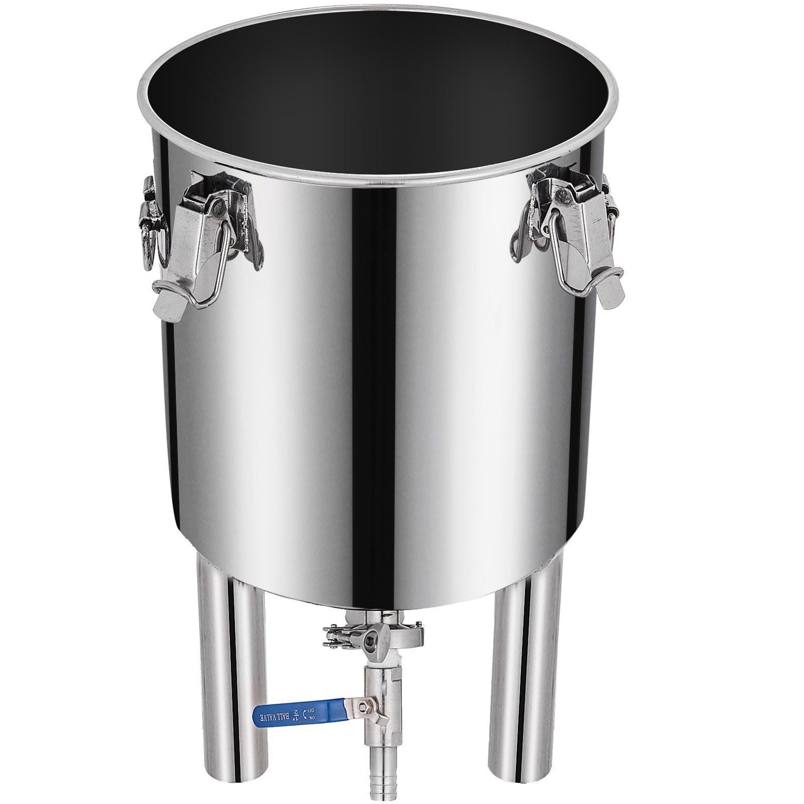 30L roestvrijstalen wijnvat 430 x 560 x 330 mm voor opslag en distributie van melk, olie, wijn, soep enz.