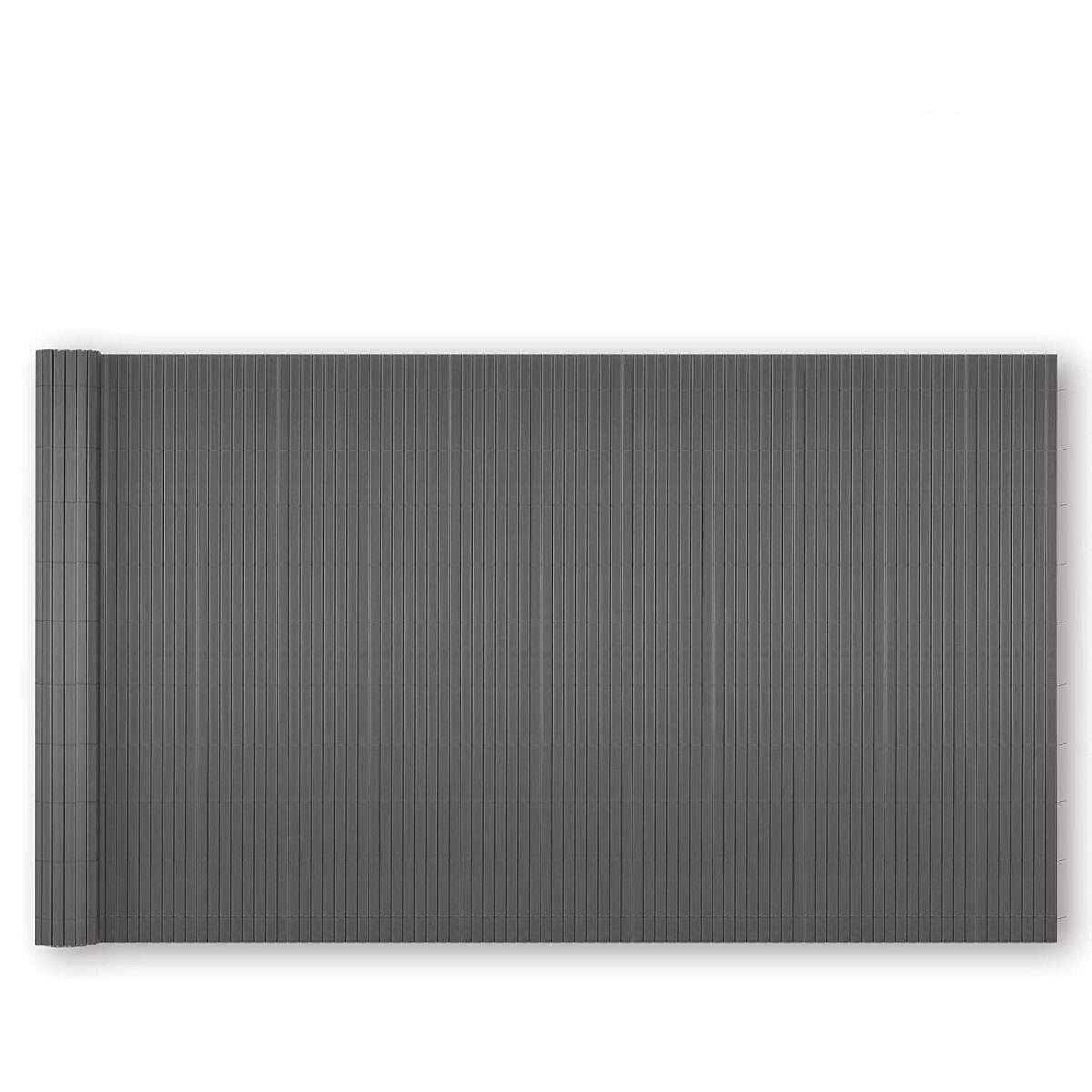 Tapis d'intimité Ribelli, en PVC, 140 x 400 cm, anthracite