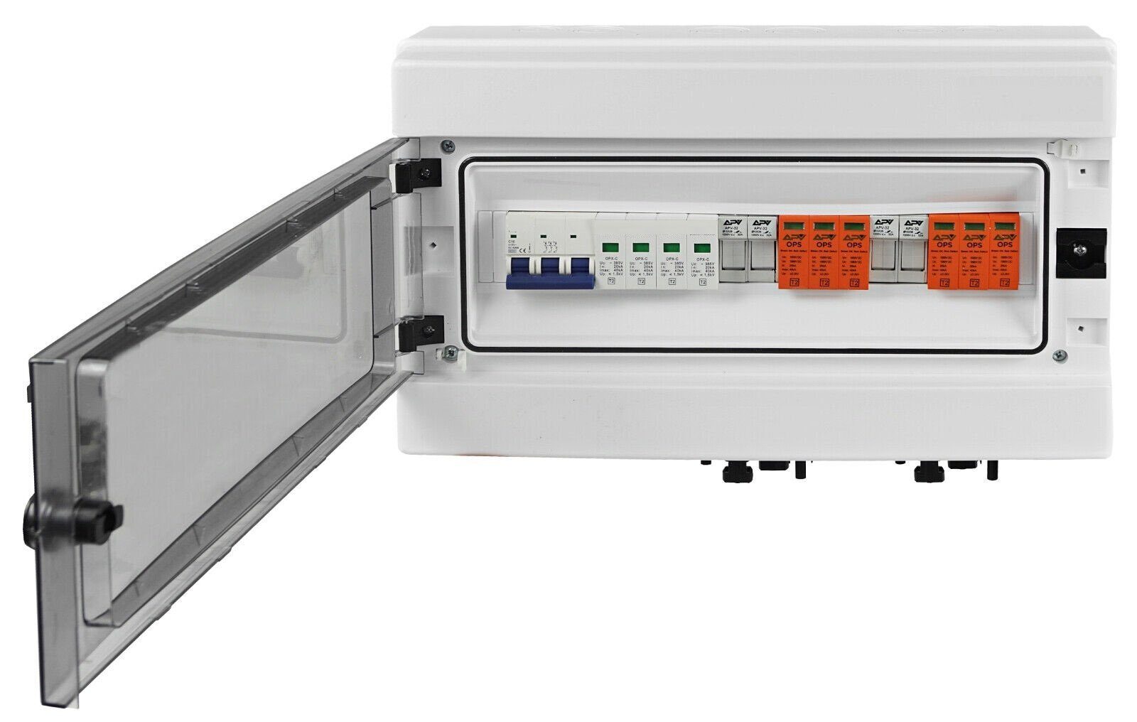 ANSCHLUSSKASTEN SOLAR PHOTOVOLTAIK PV DC AC 2 Strings 1000V 18 Module