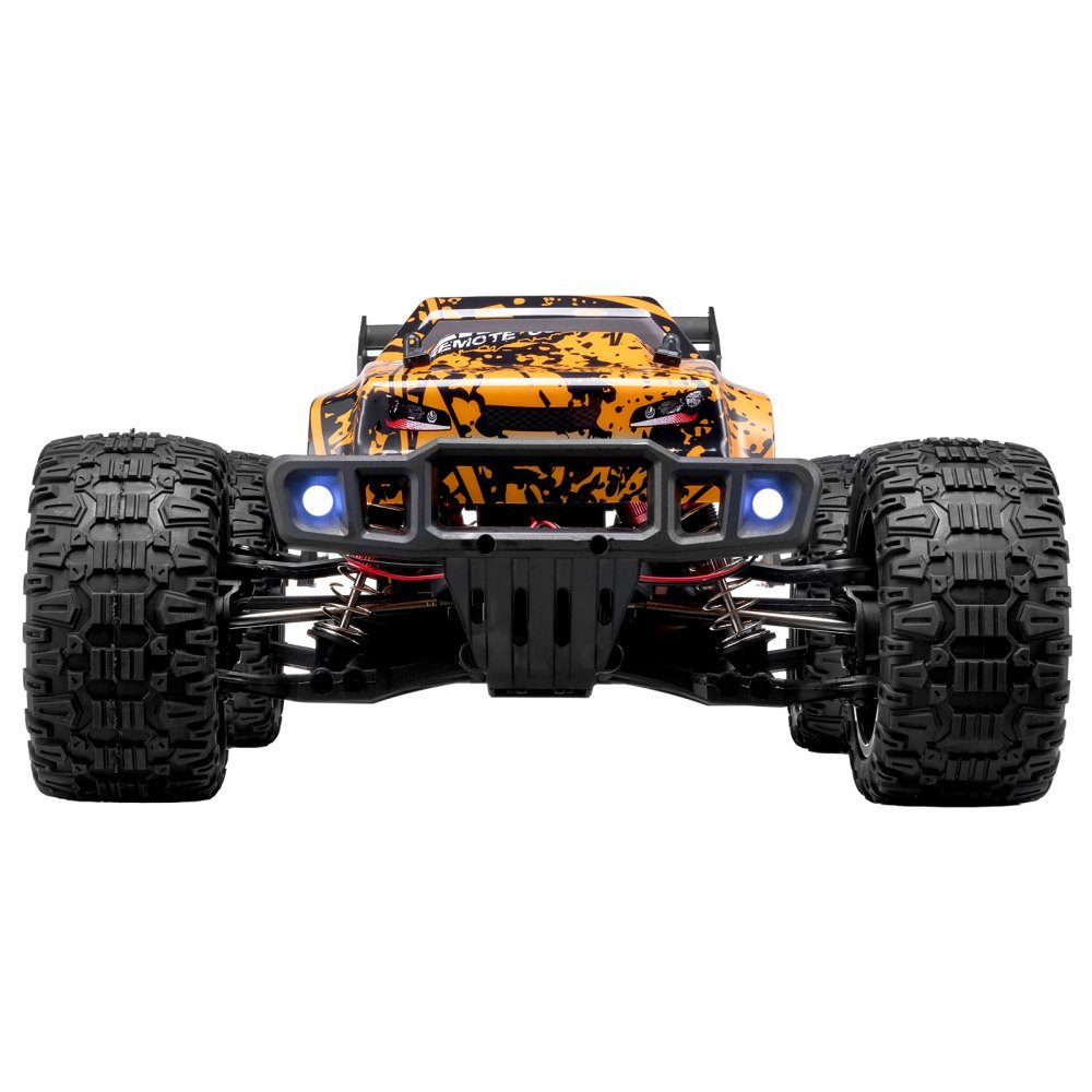 Remote Control Car, 1:10 Scale RC Car, 4WD Off-Road Vehicle with 45° Wheelie and Adjustable Speed, 50km/h RC Racing Car Toy, Ideal for Ages 8 and Up, IPX4