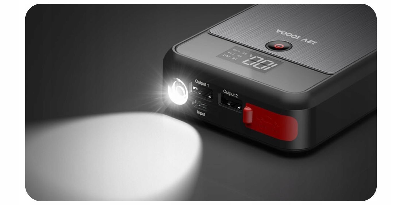 Starthilfe Utrai Jstar Air mit Full-Power-Zubehör + QC 3.0 POWERBANKS POWERBANK STARTER BOOSTER JUMP POWERFUL STARTER 1000A