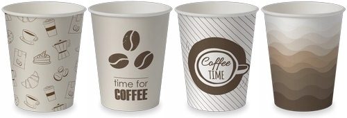 GOBELETS EN PAPIER JETABLES POUR CAFÉ ECO 50 pièces Gastro Restaurant Traiteur Snack Bar