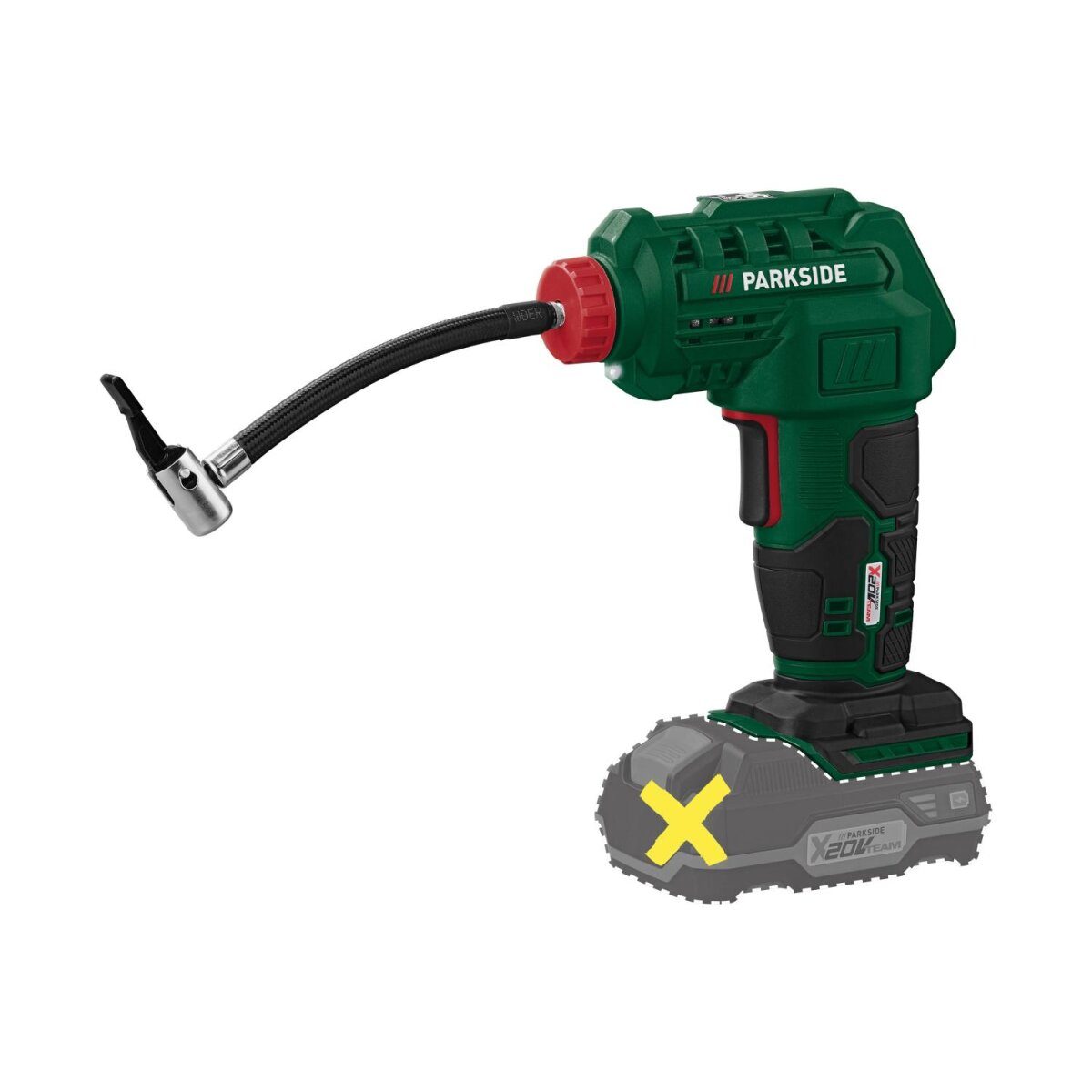 PARKSIDE® 20 V Akku-Aufpumpgeräte, ohne Akku und Ladegerät
